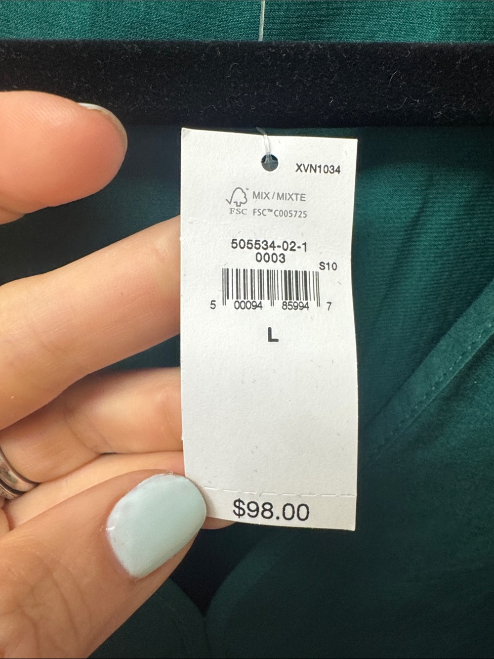 NWT Gap Blouson Cutout Maxi Dress in Green Pine, size L - Picture 5 of 7